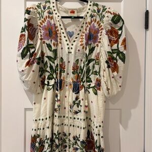 FARM Rio Floral Embroidered Dress - Multicolor
